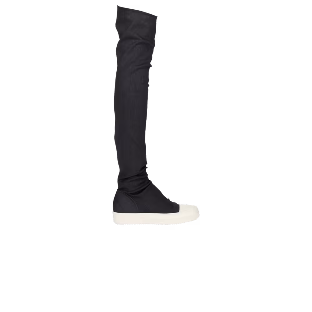 Rick Owens Women's DRKSHDW High Sock Sneaks Black Wax