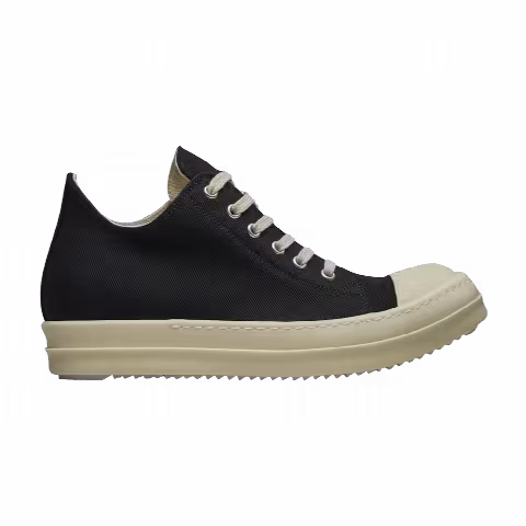 Rick Owens Wmns Concordians DRKSHDW Canvas Low 'Black Milk'