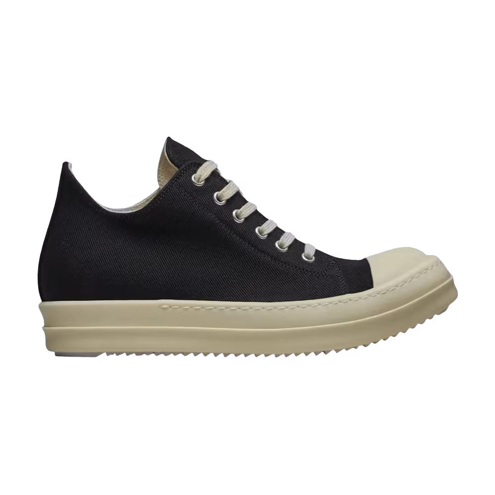 Rick Owens Women's Concordians DRKSHDW Canvas Low Black Milk