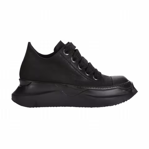 Rick Owens Hollywood DRKSHDW Jumbo Lace Abstract Low 'All Black'