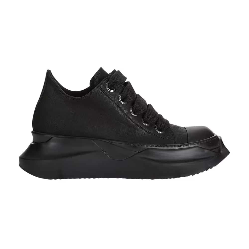 Rick Owens Hollywood DRKSHDW Jumbo Lace Abstract Low All Black