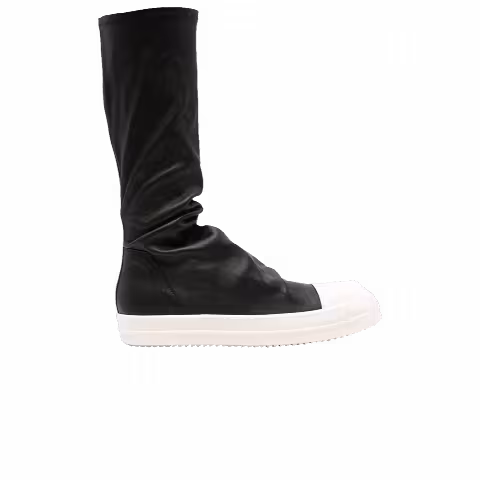 Rick Owens Lido Stocking Sneaks 'Black Milk'