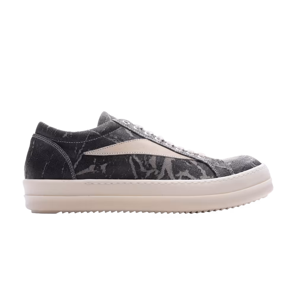 Rick Owens Concordians DRKSHDW Vintage Low Black Washed Foil