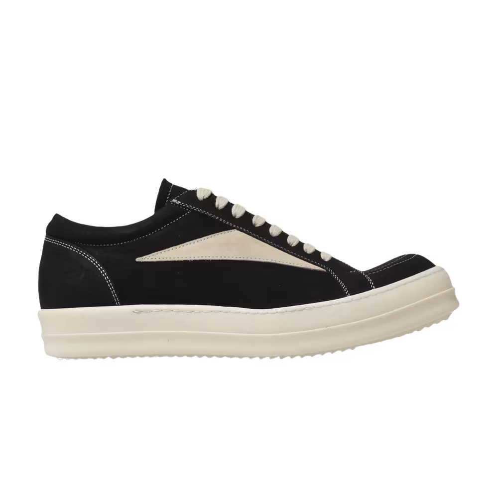 Rick Owens Porterville Vintage Low Black Milk Nubuck