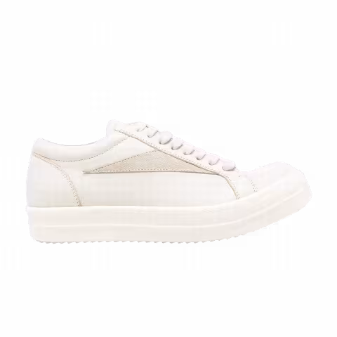 Rick Owens Wmns Scarpe Pelle Vintage Sneaker 'Dirty Milk Pearl'