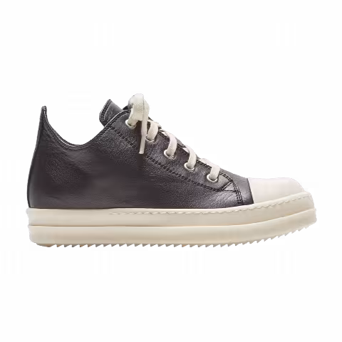 Rick Owens Low Sneaks Kids 'Black Milk'