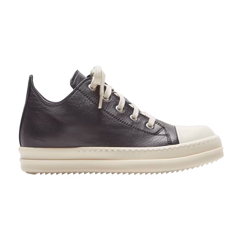 Rick Owens Low Sneaks Kids Black Milk