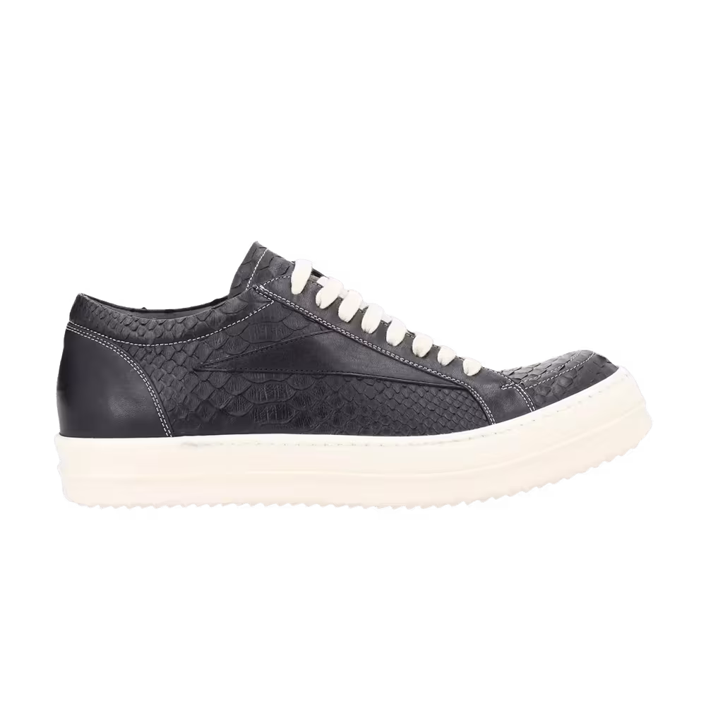 Rick Owens Concordians Vintage Low Black Python