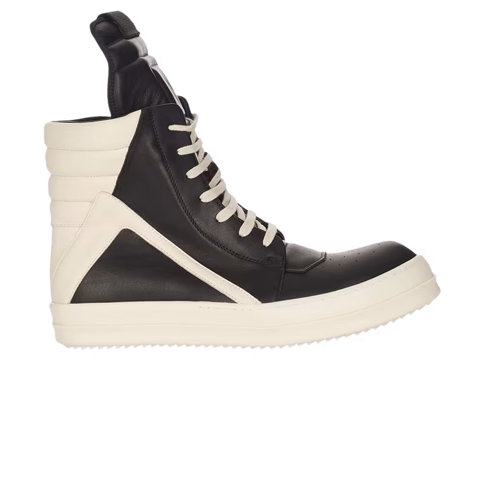 Rick Owens Geobasket Black Milk