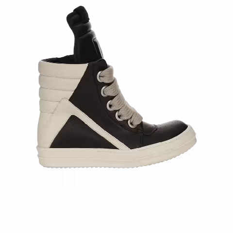 Rick Owens Jumbolace Geobasket 'Black Milk'