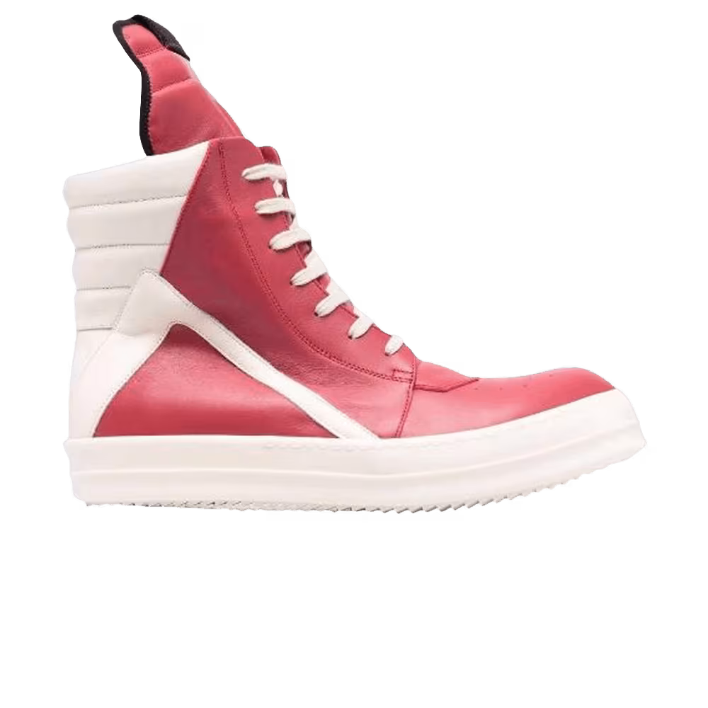 Rick Owens Geobasket High Carnelian Milk