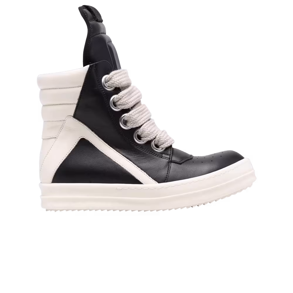 Rick Owens Women's Geobasket High Black Milk