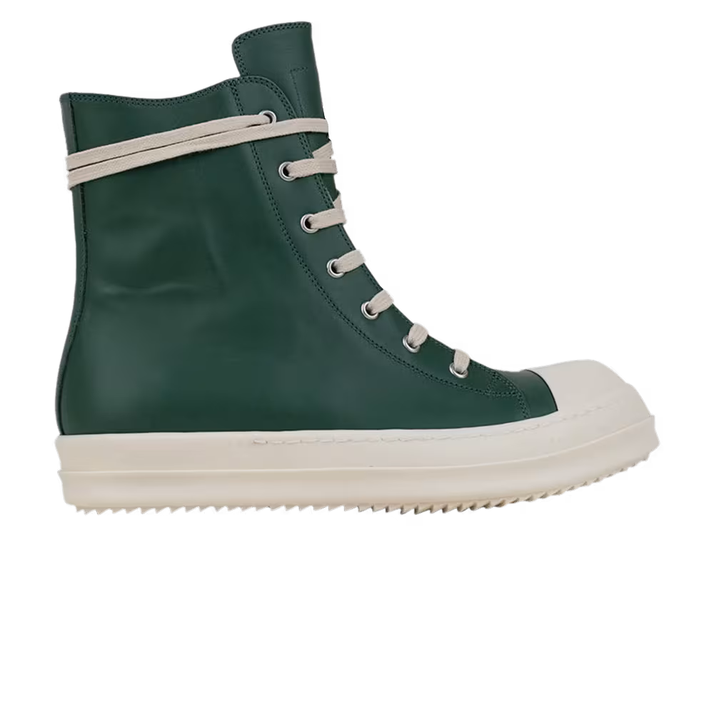 Rick Owens Fogachine Geobasket High Teal Milk