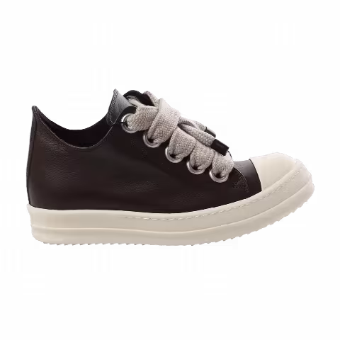 Rick Owens Wmns Jumbolace Low Geobasket 'Macassar Milk'