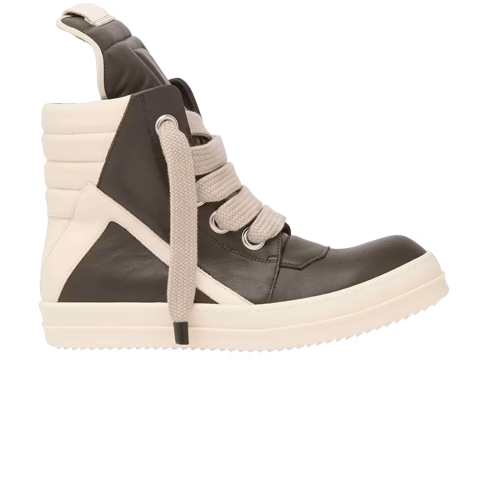 Rick Owens Concordians Jumbo Laced Geobasket Bosco Milk