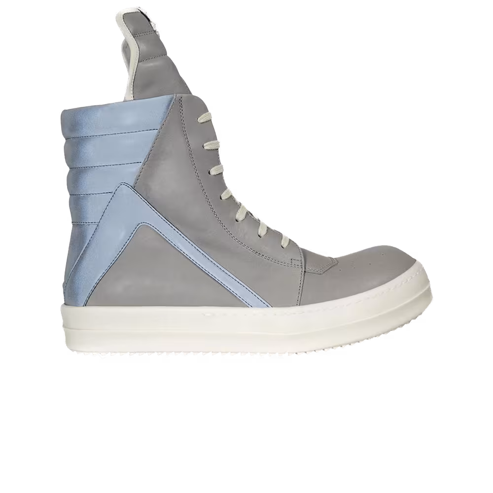 Rick Owens Geobasket High Pearl Reflective