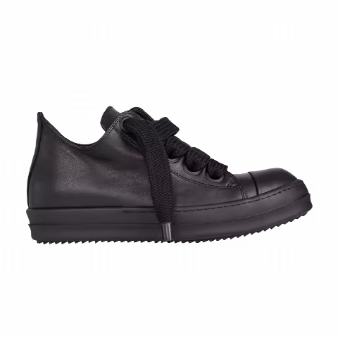 Rick Owens Jumbolace Low Sneaker 'All Black'