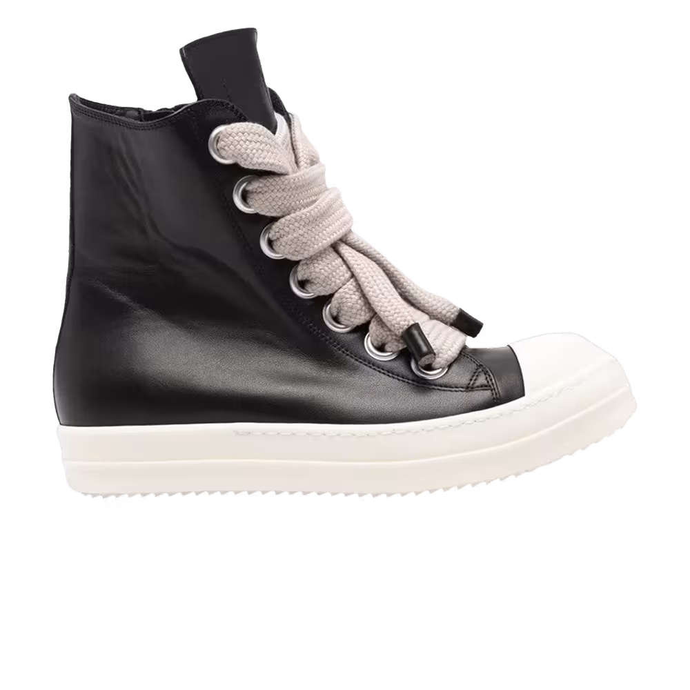 Rick Owens Jumbolace Sneaker Black Milk