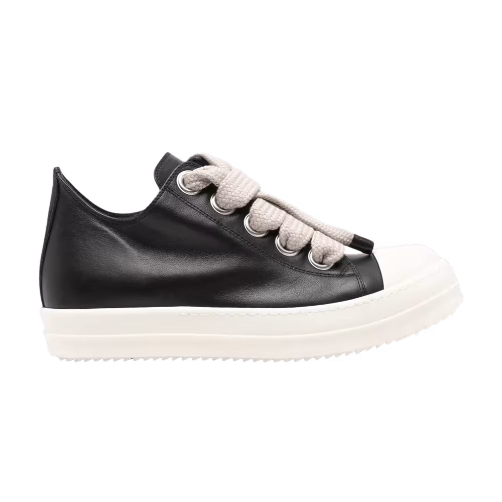 Rick Owens Jumbolace Low Sneaker Black Milk