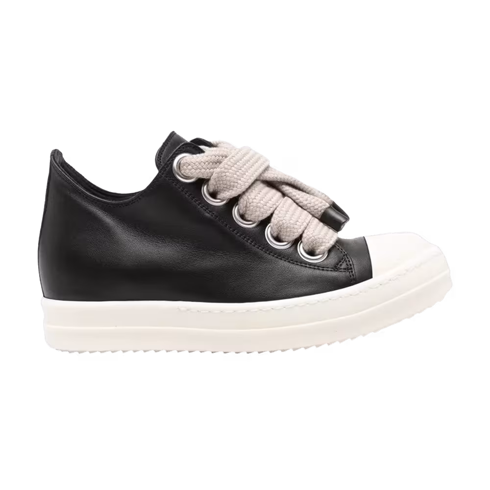 Rick Owens Women's Jumbolace Low Sneaker Black Milk