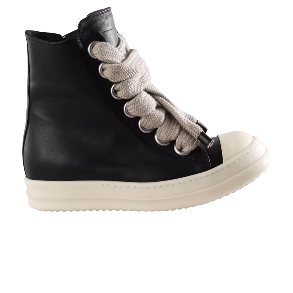 Rick Owens Women's Jumbolace Sneaker Black Milk