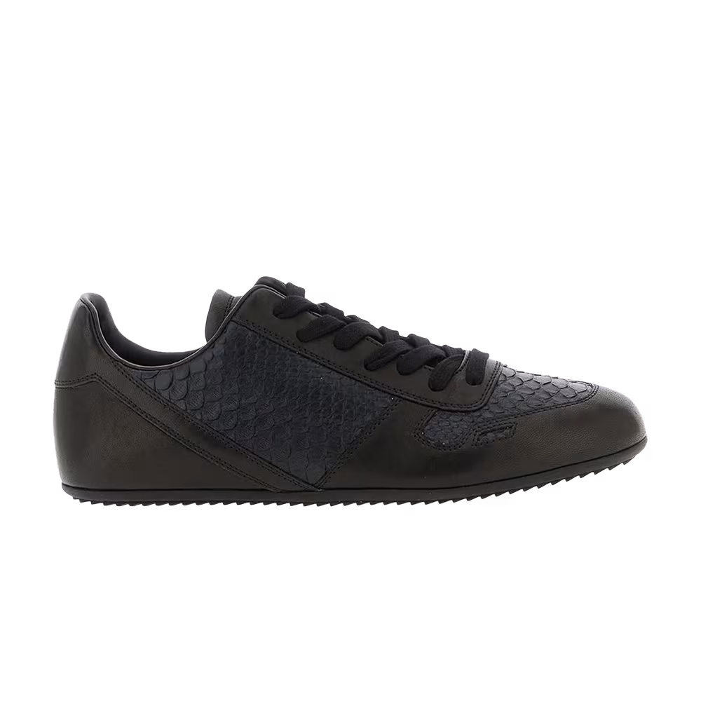 Rick Owens Minimal Low Top Sneaker Black