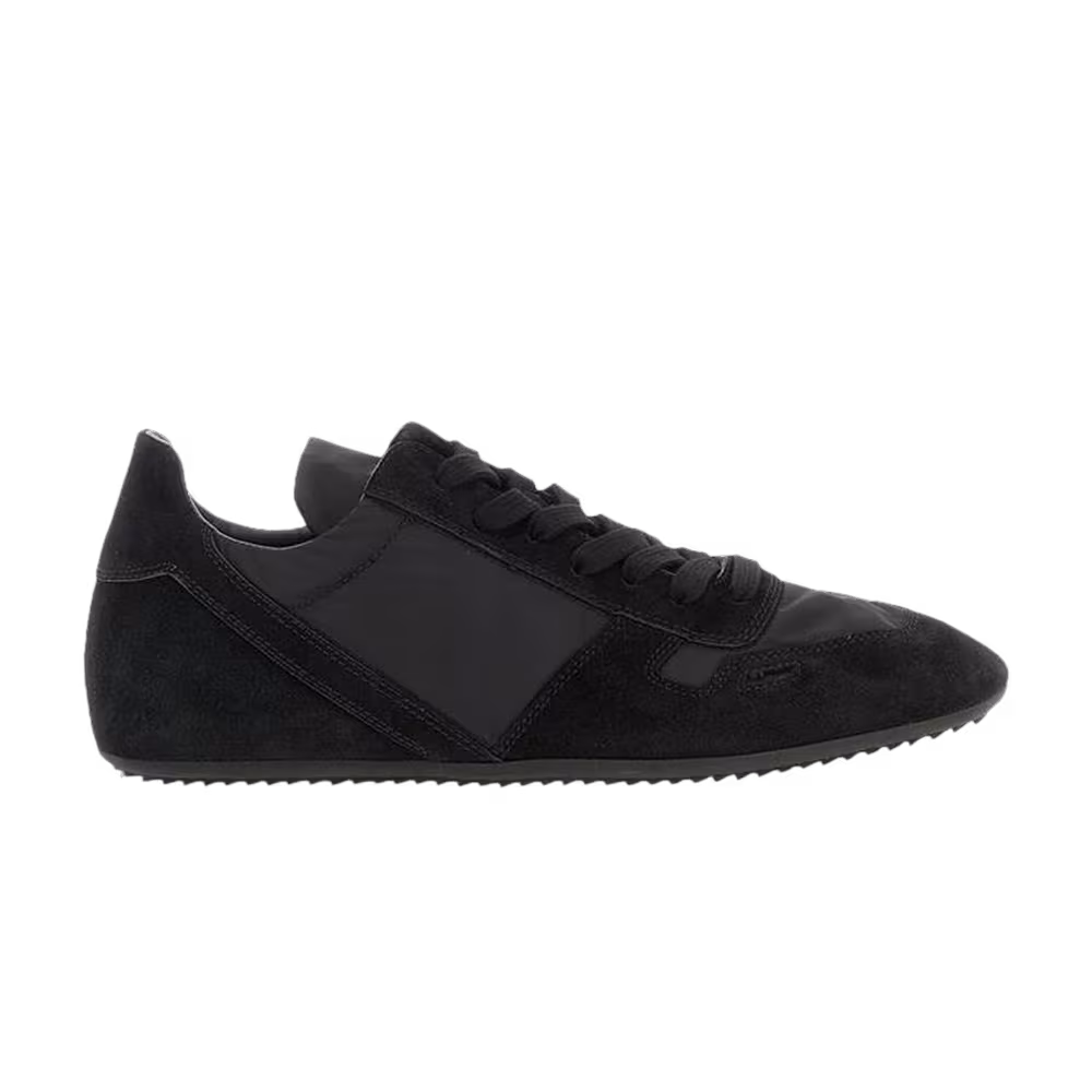 Rick Owens Minimal Low Top Sneaker Black