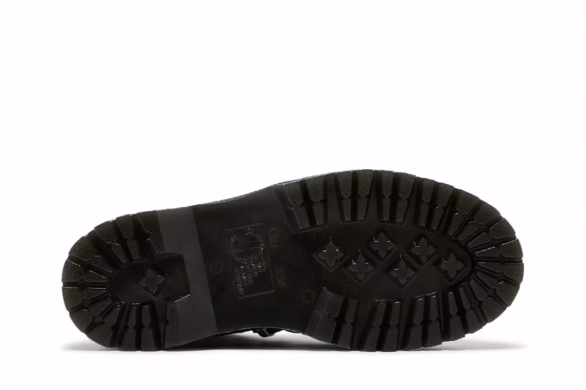 Dr. Martens x Rick Owens DRKSHDW 1460 Quad Sole Megalace Boot Black, view 5