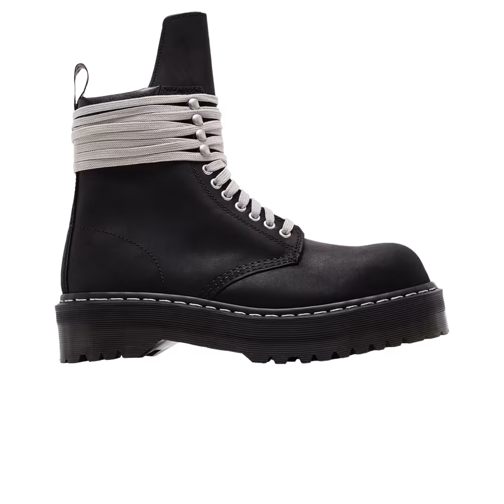 Dr. Martens x Rick Owens DRKSHDW 1460 Quad Sole Steel Toe Boot Black
