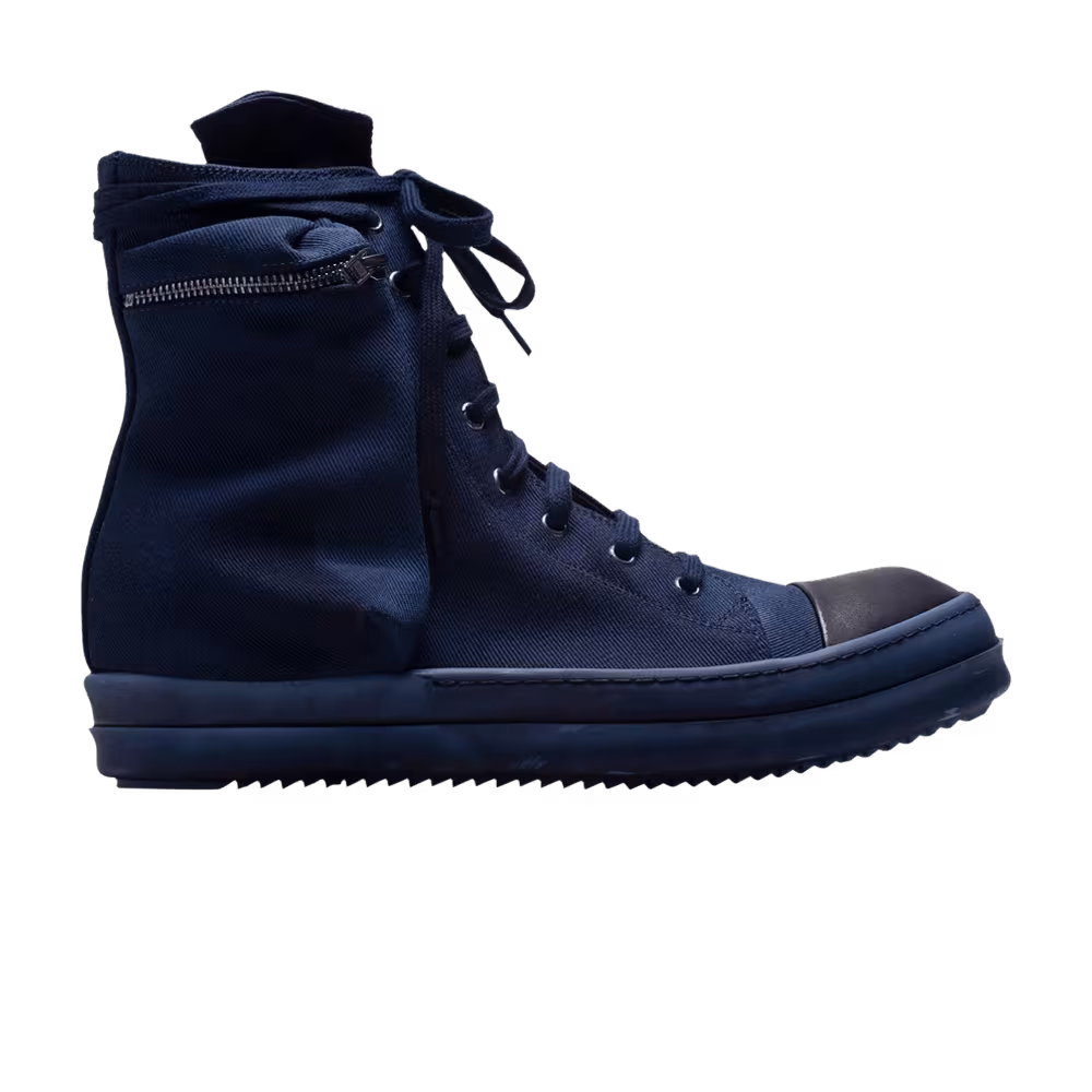 Rick Owens Women's EDFU DRKSHDW Cargo Sneaker Indigo