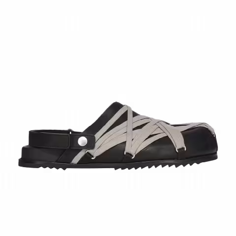 Rick Owens Megalace Mule 'Black'