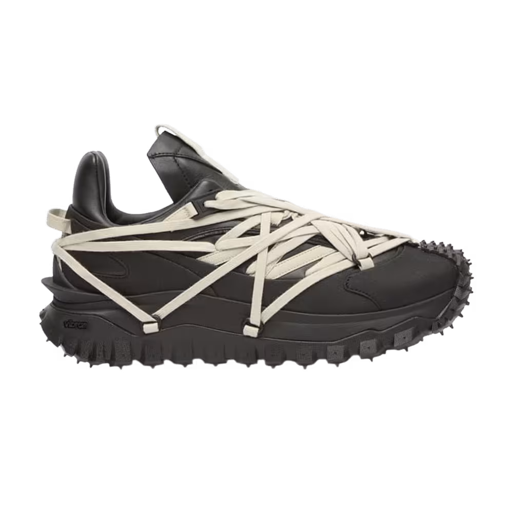 Rick Owens x Moncler Trailgrip Megalace Sneaker Black