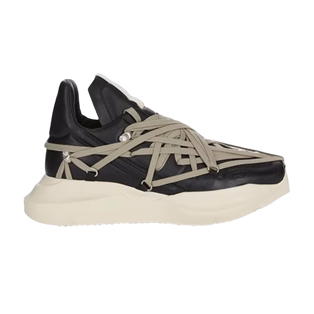 Rick Owens Porterville Megalaced Geth Runner Black Milk