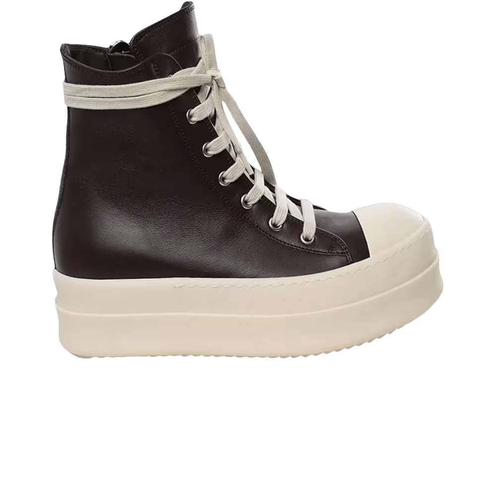 Rick Owens Women's Mega Bumper Sneaker Macassa Milk