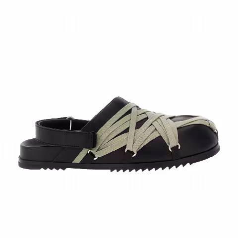 Rick Owens Wmns Megalaced Mule Granola 'Black'
