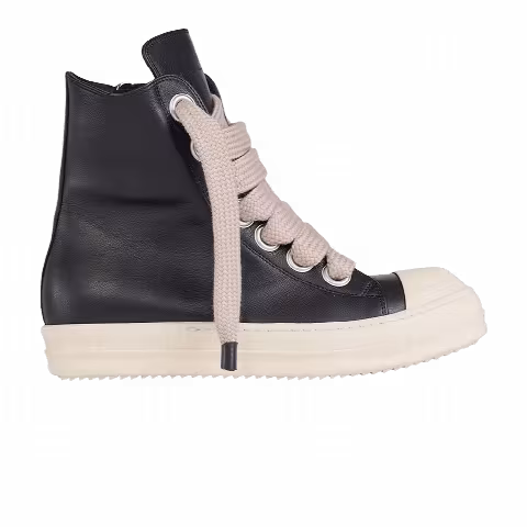 Rick Owens Jumbolace Sneaker 'Black Milk'