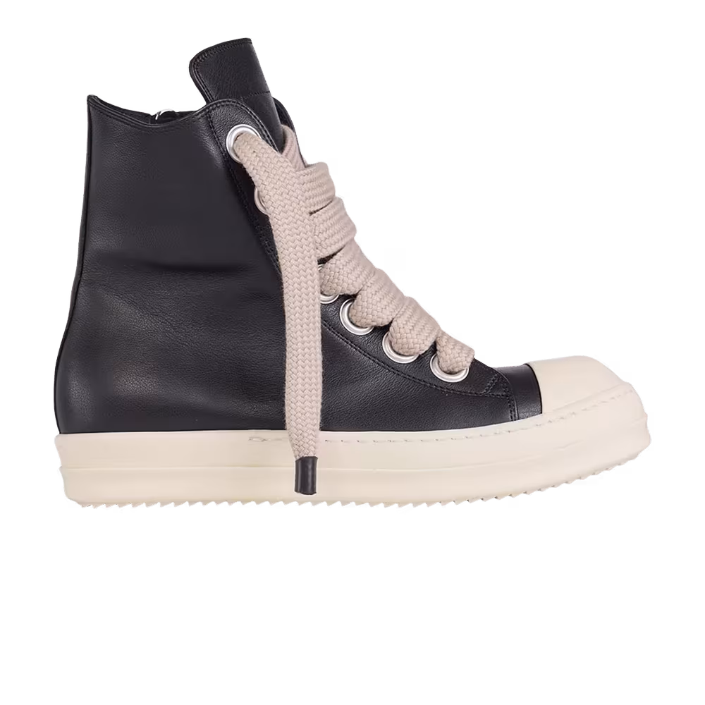 Rick Owens Jumbolace Sneaker Black Milk