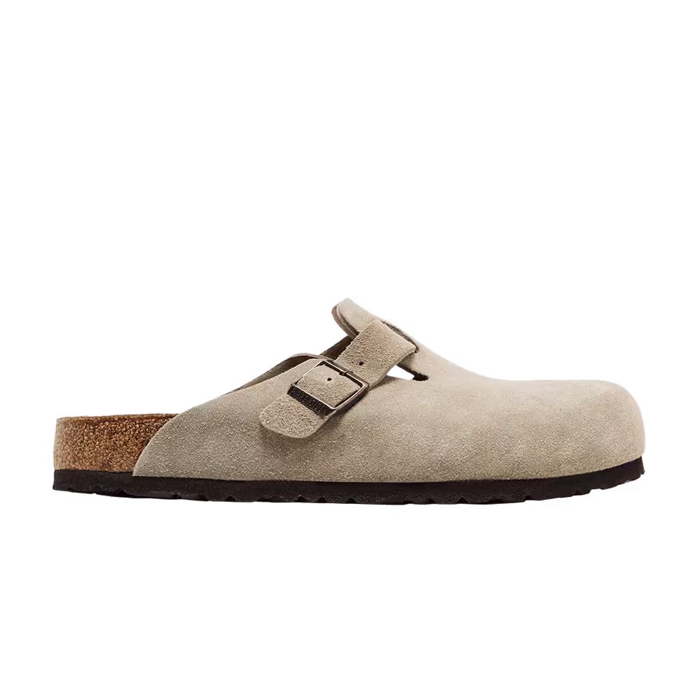 Birkenstock Boston Suede Leather Taupe