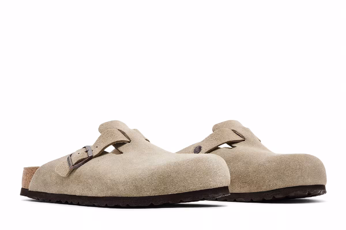 Birkenstock Boston Suede Leather Taupe, view 9