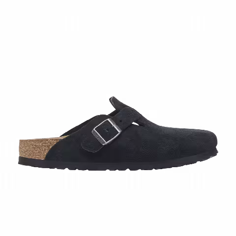Birkenstock Boston Suede 'Black'