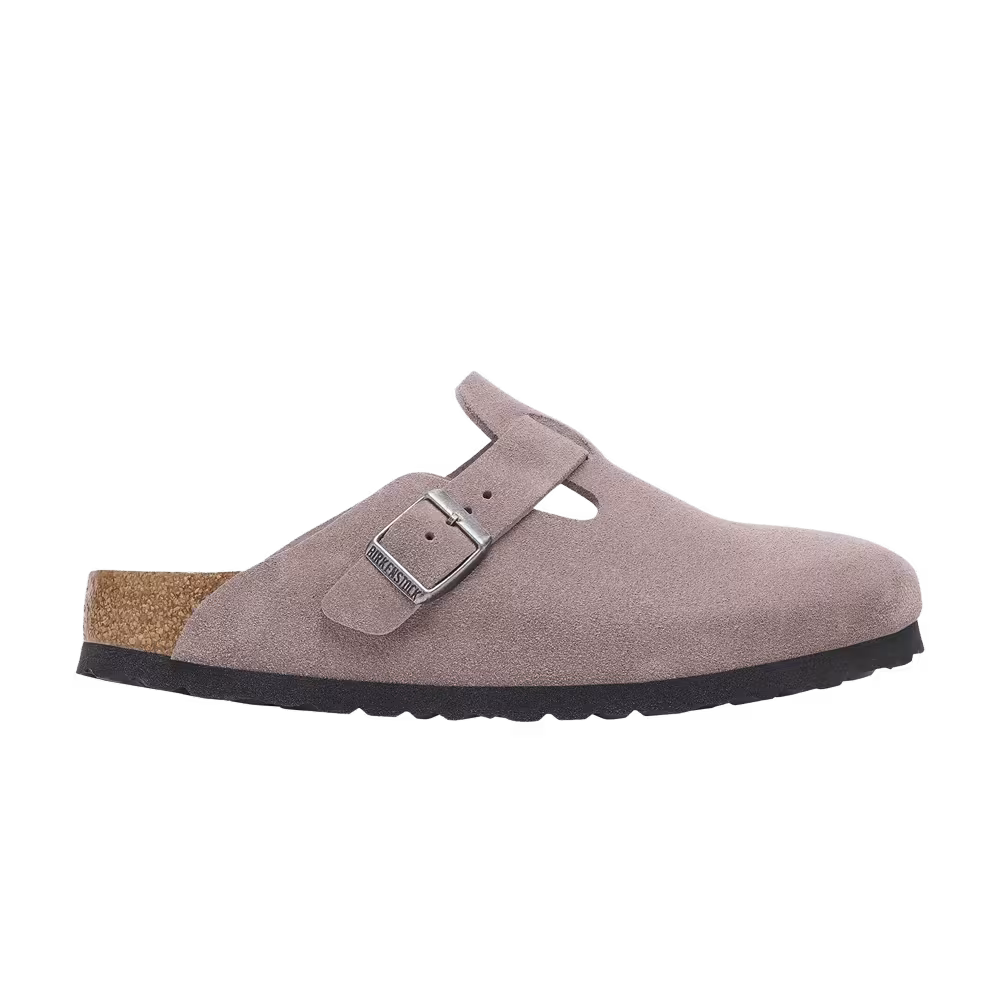Birkenstock Boston Soft Footbed Narow Faded Purple