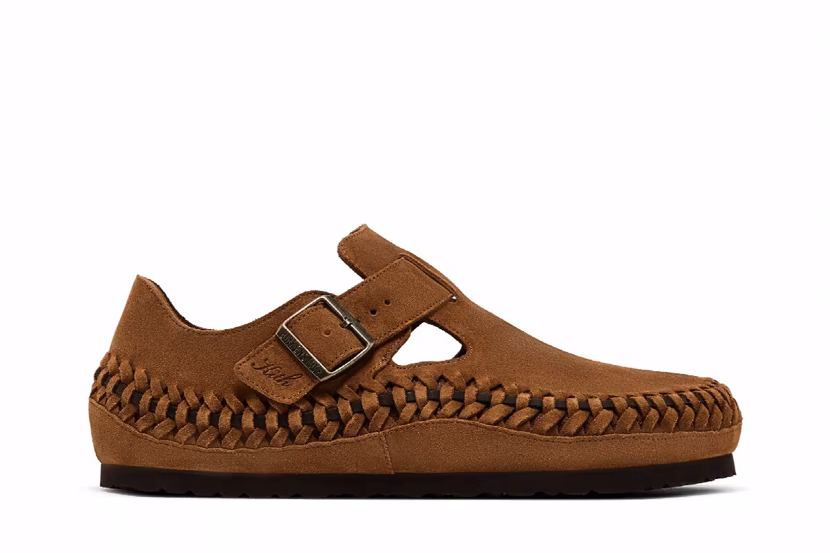 Kith x Birkenstock London Braided Mink Mocca, view 2