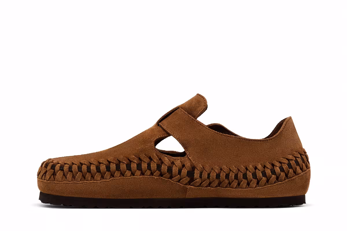 Kith x Birkenstock London Braided Mink Mocca, view 4