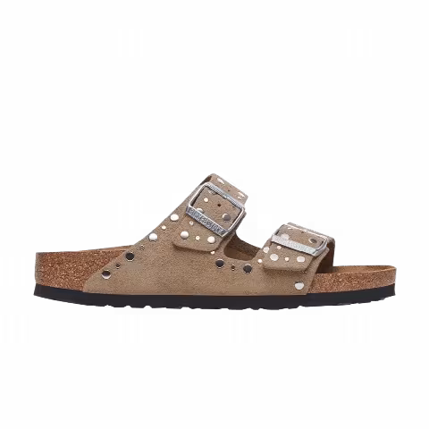 Birkenstock Wmns Arizona Rivet Suede Narrow 'Taupe'