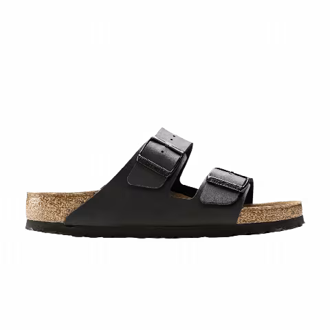 Birkenstock Arizona Soft Footbed Birko-Flor Narrow 'Black'