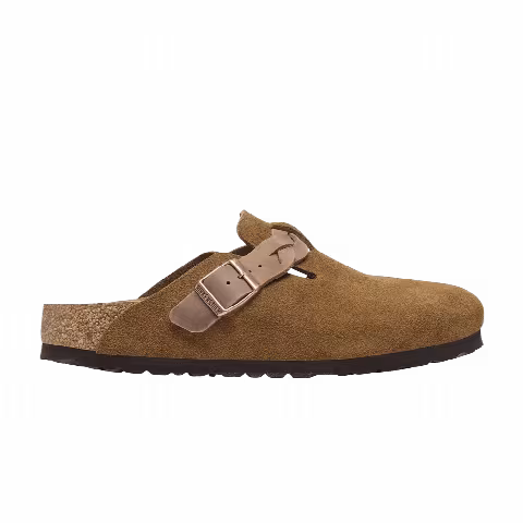 Birkenstock Boston Braided Suede Leather Narrow 'Mink'