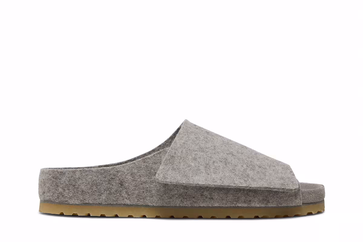 Fear of God x Birkenstock Los Feliz Felt Cement Melange, view 2