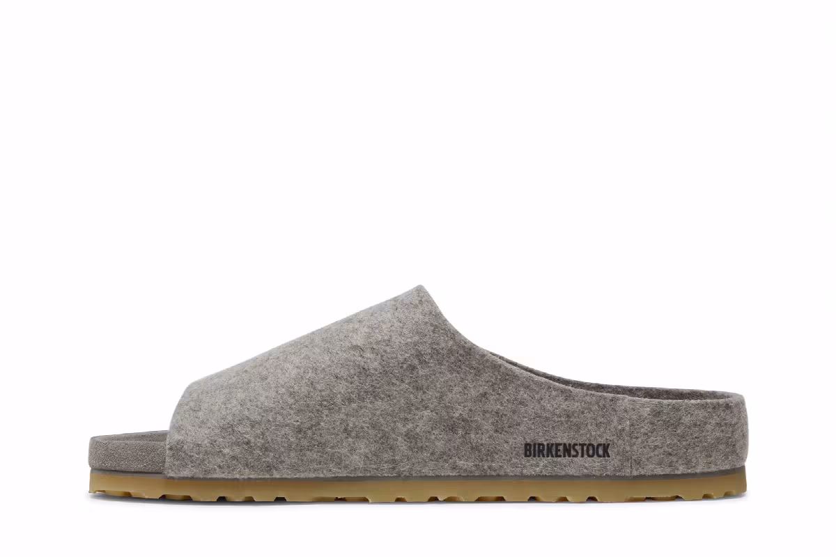 Fear of God x Birkenstock Los Feliz Felt Cement Melange, view 4