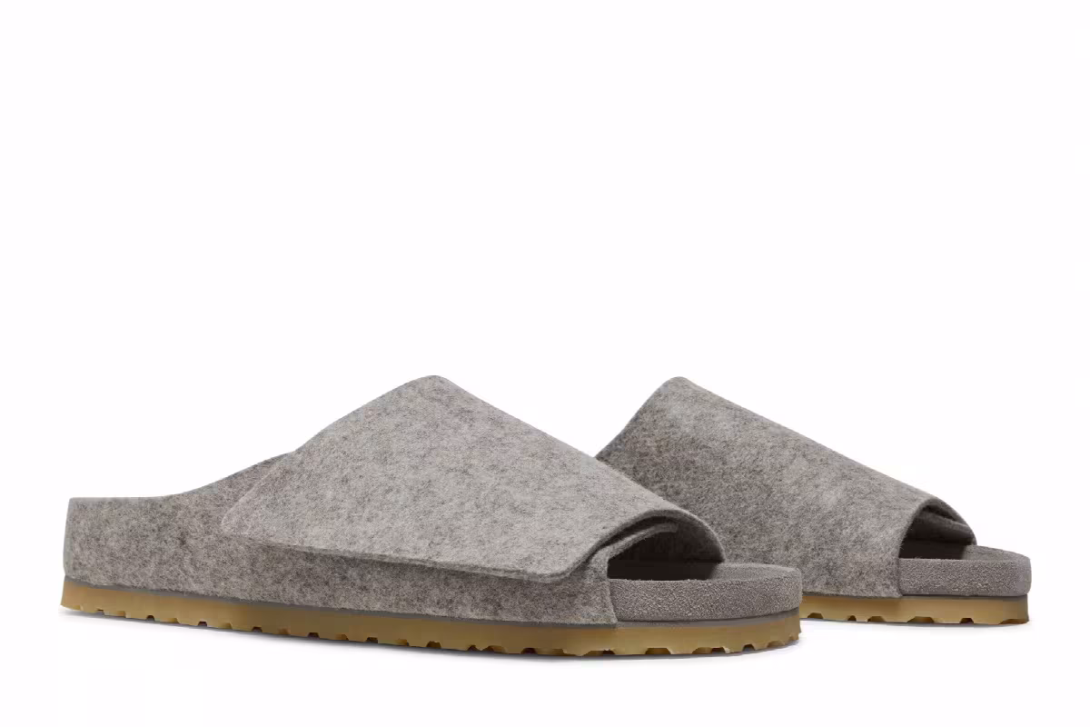 Fear of God x Birkenstock Los Feliz Felt Cement Melange, view 9