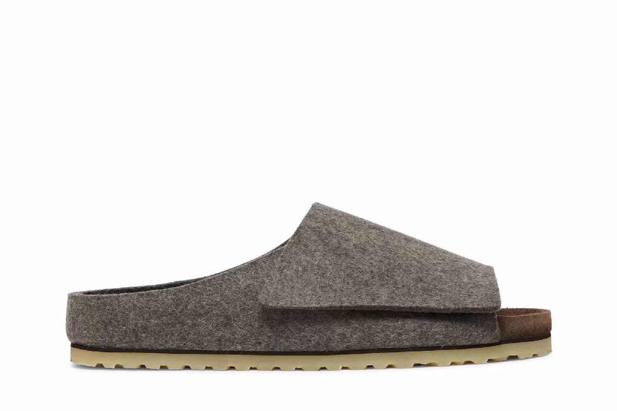 Fear of God x Birkenstock Los Feliz Felt Ash Melange, view 2